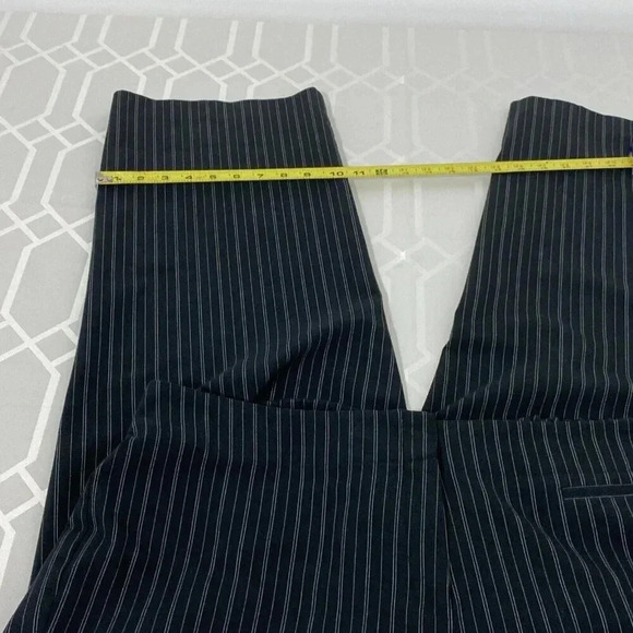 JMS Women's Dress Pant Black Striped Zip Button Size 16W - Picture 7 of 8